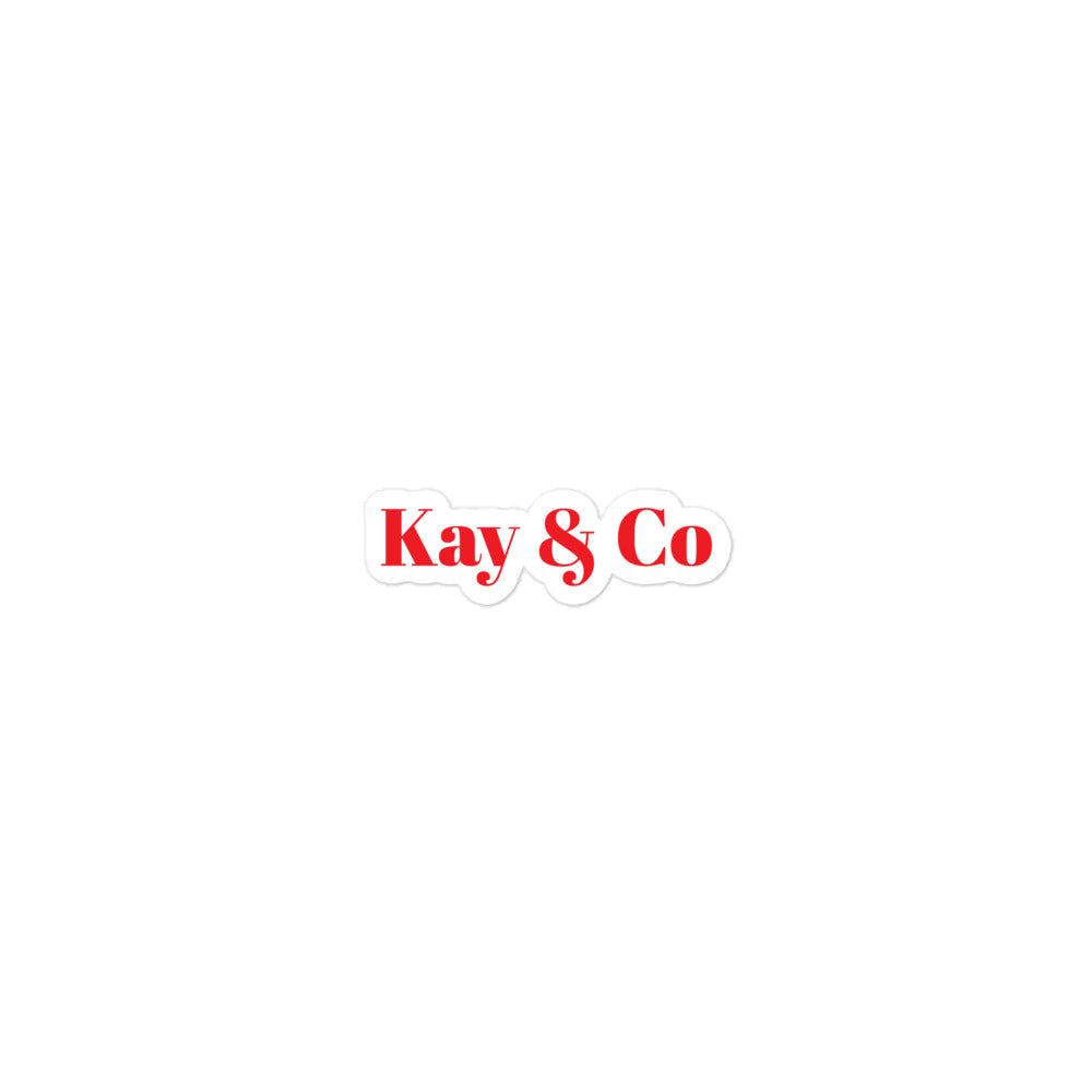 Kay & Co Sticker