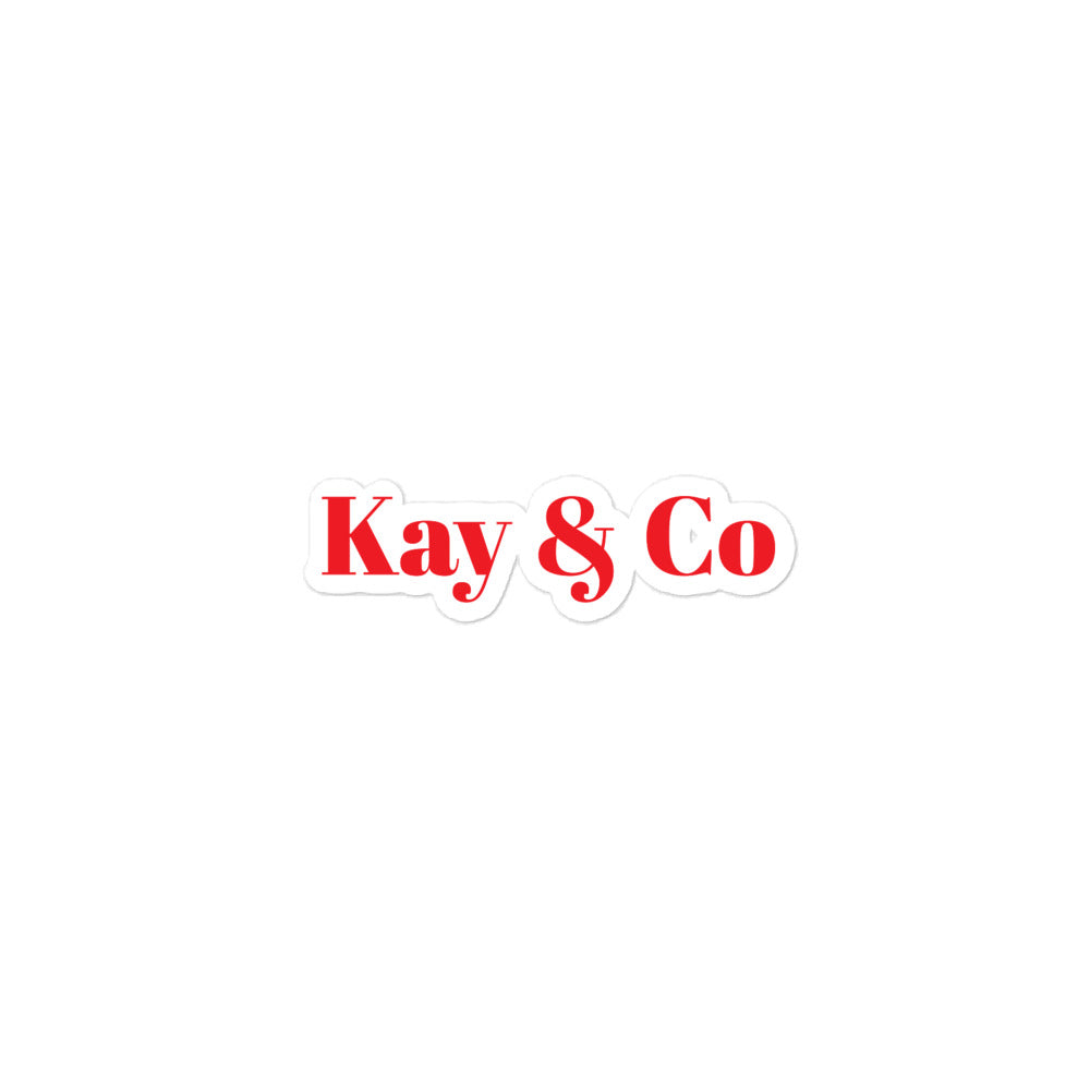 Kay & Co Sticker