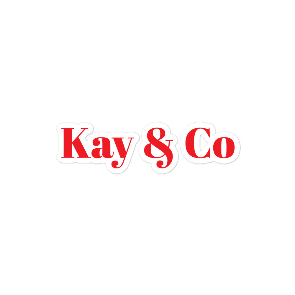 Kay & Co Sticker